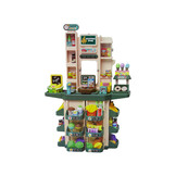 Winkeltje speelgoed - 100x70x34cm - 71 delig - groen