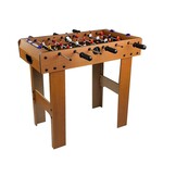 Tafelvoetbal - tafelvoetbalspel - 69x37x65,5 cm - hout - bruin