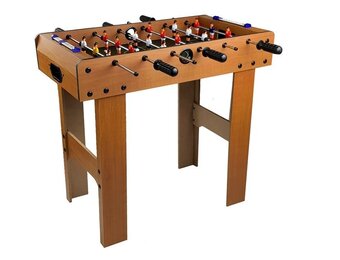 Tafelvoetbal - tafelvoetbalspel - 69x37x65,5 cm - hout - bruin