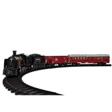 Treinbaan - 103x78 cm - metaal - met geluidseffecten - zwart