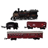 Treinbaan - 103x78 cm - metaal - met geluidseffecten - zwart