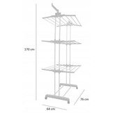 Staand droogrek - 76x64x170cm - 16 meter