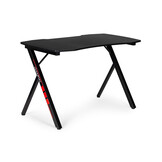 Gamingbureau - zwart - MDF - 120x60x75cm