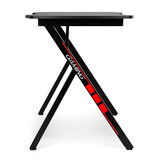 Gamingbureau - zwart - MDF - 120x60x75cm