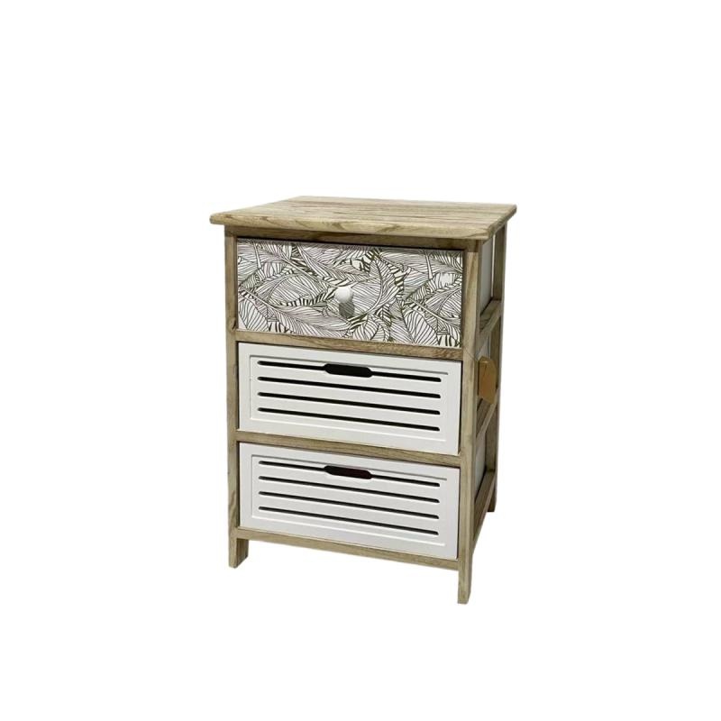 Ladekast - met 3 lades - 40x29x58cm