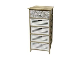 Ladekast - 5 laden - 40x29x90cm