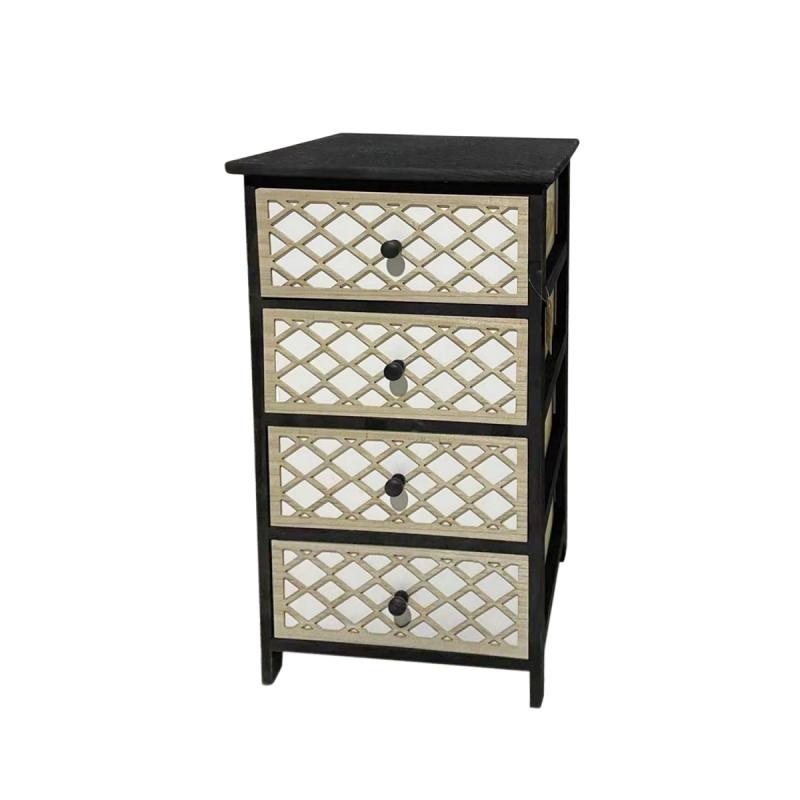 Ladekast - 4 laden - 40x29x73cm