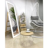 Staande spiegel - houten lijst - 160x160cm