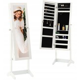 Sieradenkast - met spiegel - 41,5 x 36,5 x 147cm