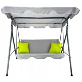 Tuinschommelbank - grijs - 170x110x153cm - A-type