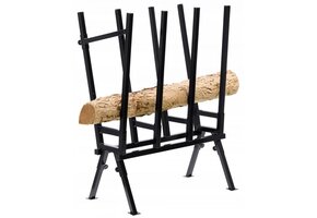 Zaagbok - zwart - staal  - 81x37x103 cm