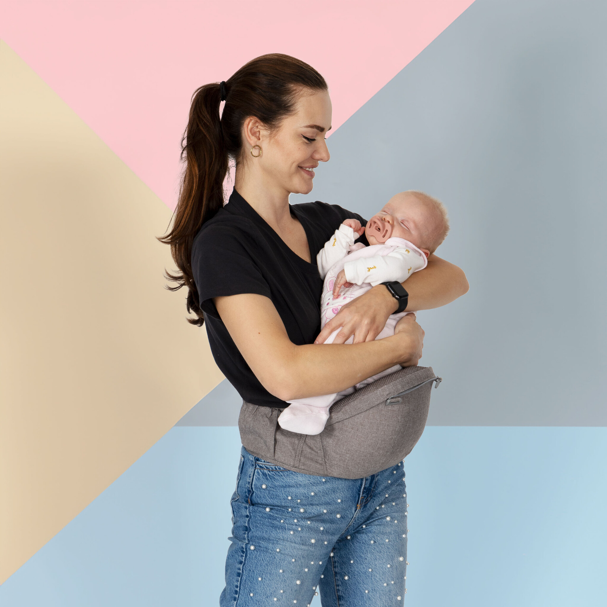 Draagzak baby - heupgordel & harnas - 15 kg - ergonomisch