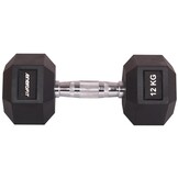 Hex dumbbell - 12 kg - rubber - Enero Fit