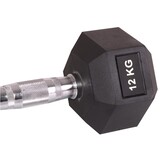 Hex dumbbell - 12 kg - rubber - Enero Fit
