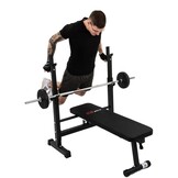 Halterbank - inklapbaar - schuin en recht - 2-in-1