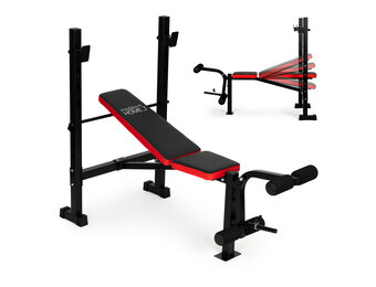 Halterbank - met legpress - max. 150kg