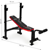 Halterbank - met legpress - max. 150kg