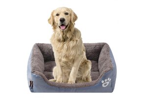 Hondenmand - grijs - 100x70x25 cm