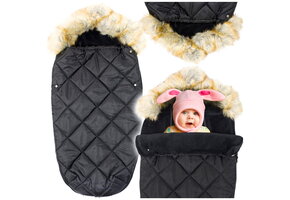 Voetenzak voor kinderwagen - incl. tas  - 90x45 cm