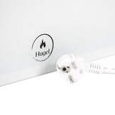 Elektrische glazen convectorkachel - 78x50x8 cm