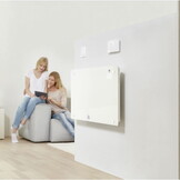 Elektrische glazen convectorkachel - 78x50x8 cm