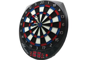 Elektronisch dartbord - met voeding - 4 scoreborden - 50x4x56,5 cm