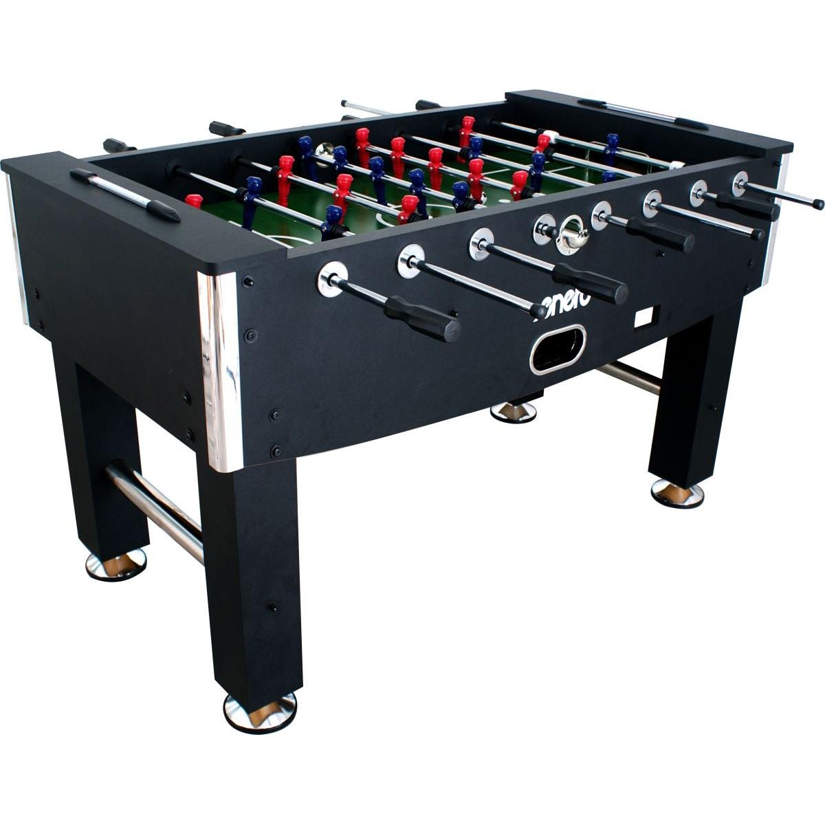 Voetbaltafel - zwart - 142x76x88cm