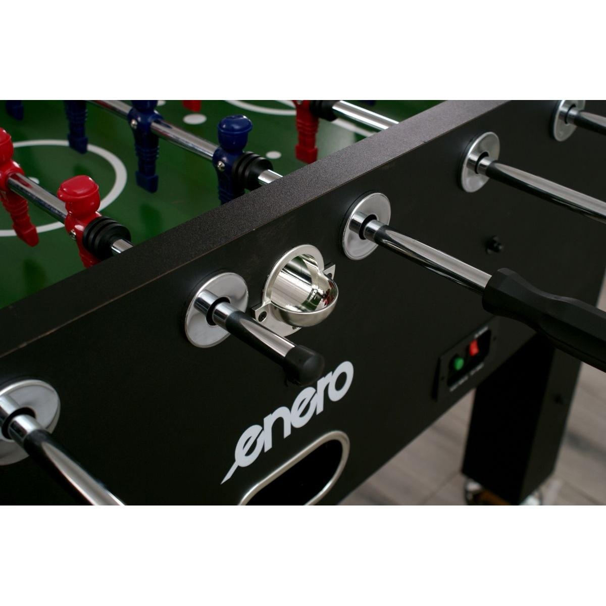 Voetbaltafel - zwart - 142x76x88cm