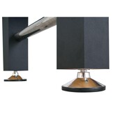 Voetbaltafel - zwart - 142x76x88cm