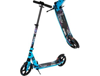 Step met vering - 200mm wielen - max. 100kg