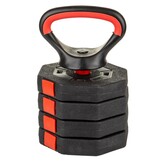 Verstelbare kettlebell  -10kg - composiet - 3-in-1