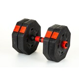 Verstelbare kettlebell  -10kg - composiet - 3-in-1