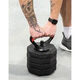 Verstelbare kettlebell  -10kg - composiet - 3-in-1