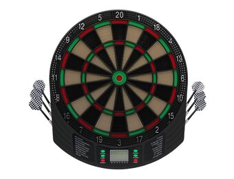 Elektronisch dartbord - tot 8 spelers - 47x47x2cm
