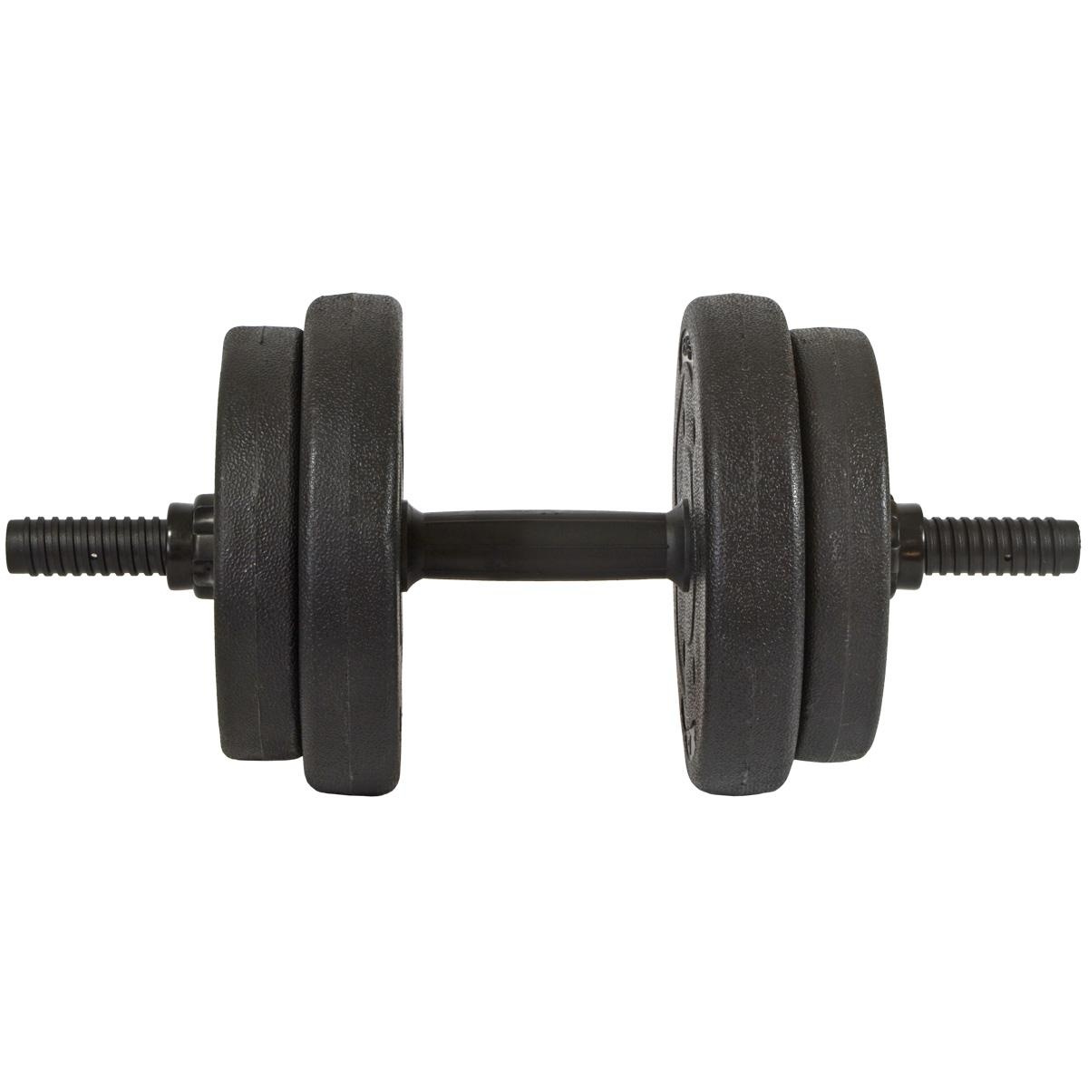 Halterset 16 kg - 2x8 kg - ABS-kunststof & beton