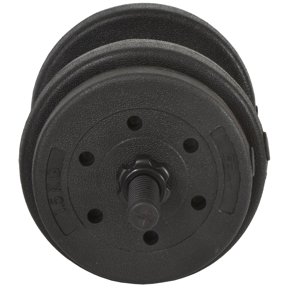 Halterset 16 kg - 2x8 kg - ABS-kunststof & beton