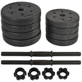 Halterset 16 kg - 2x8 kg - ABS-kunststof & beton