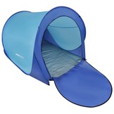 Pop-up strandtent - 200x120x110/90 cm - blauw