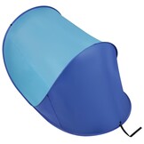 Pop-up strandtent - 200x120x110/90 cm - blauw