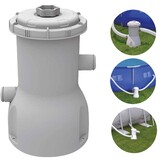 Opzetzwembad - blauw - met filterpomp - 300x76cm