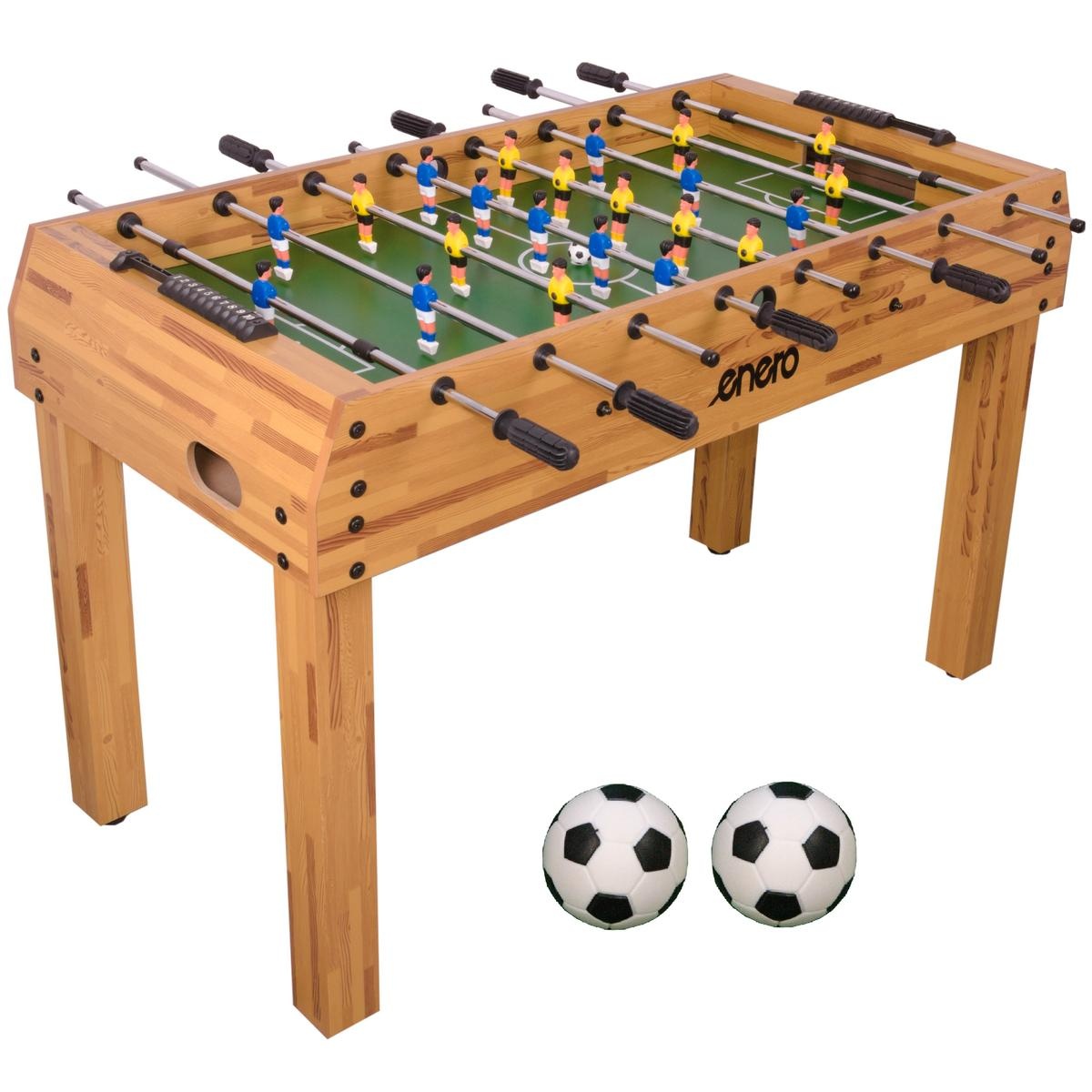Voetbaltafel - hout - 121x61x79 cm