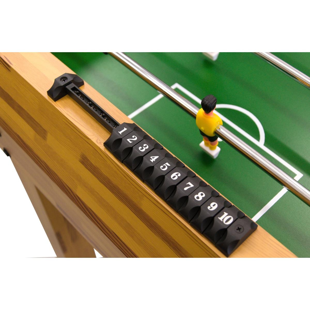 Voetbaltafel - hout - 121x61x79 cm