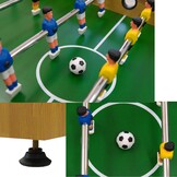 Voetbaltafel - hout - 121x61x79 cm