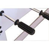 Voetbaltafel - wit - 121x61x79 cm