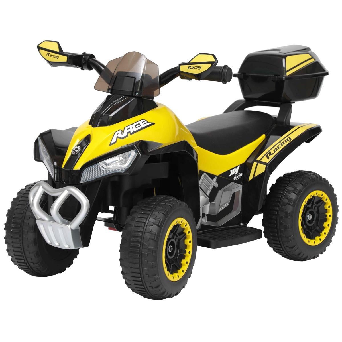Elektrische kinderquad - geel - 3 jaar +