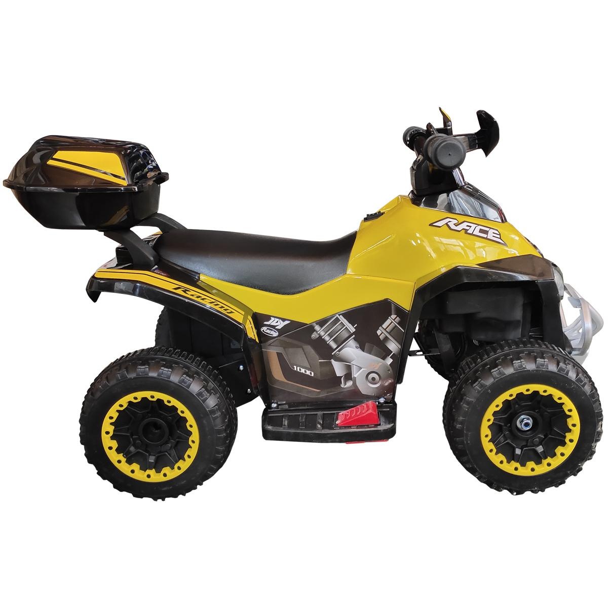Elektrische kinderquad - geel - 3 jaar +