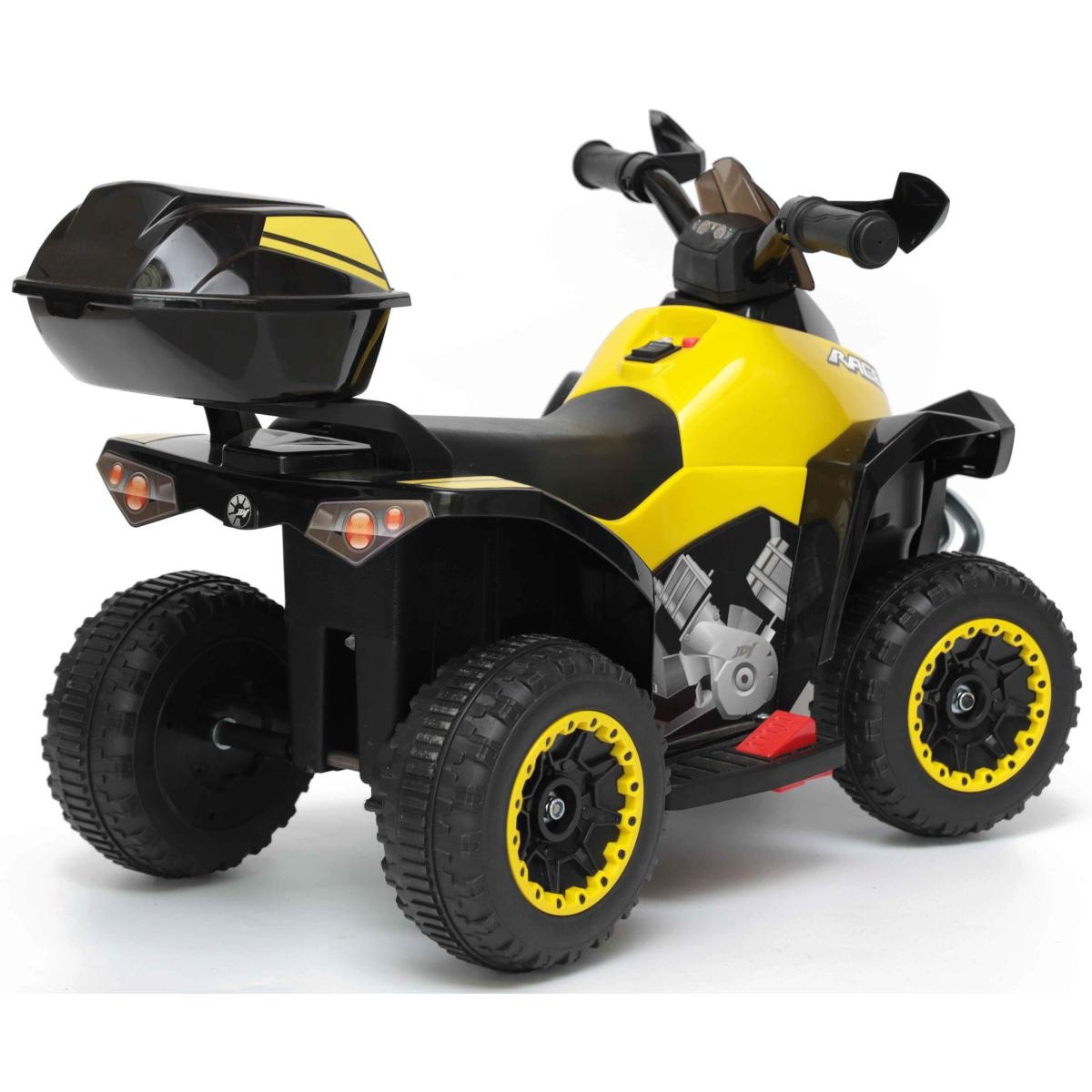 Elektrische kinderquad - geel - 3 jaar +