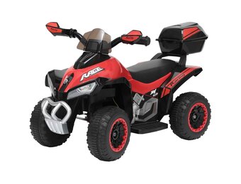 Elektrische kinderquad - rood - 3 jaar +