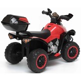 Elektrische kinderquad - rood - 3 jaar +