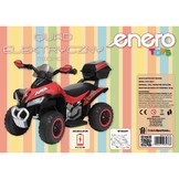 Elektrische kinderquad - rood - 3 jaar +